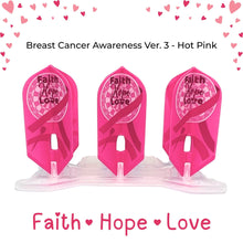 Load image into Gallery viewer, L-style L6 PRO Slim Champagne Dart Flights breast cancer awareness