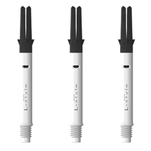 Load image into Gallery viewer, L-Style L-SHaft Carbon Silent Spin Straight Dart Shafts – 3 Pack
White 330