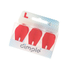 Load image into Gallery viewer, L-style dart flight L9 DIMPLE PRO Fantail Champagne Flight - Red