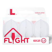 Load image into Gallery viewer, L-style L1 EZ Standard Champagne Clear White Dart Flights
4573417060036