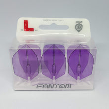 Load image into Gallery viewer, L-style L3 EZ Fantom Shape Purple Dart Flights
4573417063440