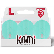 Load image into Gallery viewer, L-style L3 KAMI PRO Shape Champagne Miracle Green Dart Flights
4573417054721