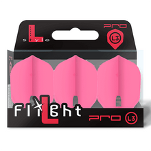 Load image into Gallery viewer, L-style L3 PRO Shape Champagne Hot Pink Dart Flights
4573417057258