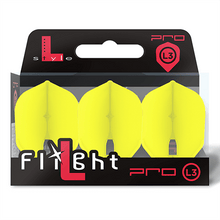 Load image into Gallery viewer, L-style L3 PRO Shape Champagne Yellow Dart Flights
4573417051041