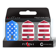 Load image into Gallery viewer,  L-style L6 PRO Slim Champagne Dart Flights American Flag Ver.2