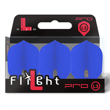Load image into Gallery viewer, L-style dart flight L3 PRO Shape Champagne Flight Blue