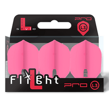 Load image into Gallery viewer, L-style dart flight L3 PRO Shape Champagne Flight Hot pink