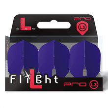 Load image into Gallery viewer, L-style dart flight L3 PRO Shape Champagne Flight Navy blue