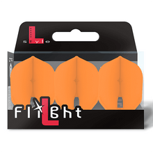 Load image into Gallery viewer, L-style dart flight L3 PRO Shape Champagne Flight Orange