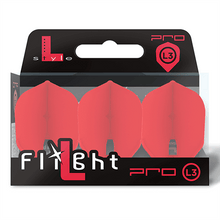 Load image into Gallery viewer, L-style dart flight L3 PRO Shape Champagne Flight Red