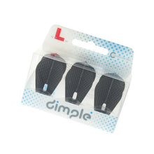 Load image into Gallery viewer, L-style dart flight L9 DIMPLE PRO Fantail Champagne Flight - Black