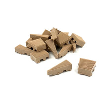 Load image into Gallery viewer, GRANBOARD Replacement Beige Segment Set (20-piece) for GRANBOARD 1, 2, 3, 3s