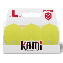 Load image into Gallery viewer, L-style L1 KAMI PRO Standard Champagne Neon Yellow Dart Flights
4573417056527