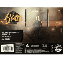 Load image into Gallery viewer, BEAU GREAVES JAPAN EDITION 90% 23G SP Steel Tip darts JP 2025 back side
