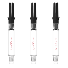 Load image into Gallery viewer, L-Style L-SHaft Carbon Silent Spin Straight Dart Shafts – 3 Pack
Clear 330
