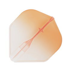 Load image into Gallery viewer, L-style L1 EZ Standard 2-Tone Champagne Clear with Orange Dart Flights
4573200163821
