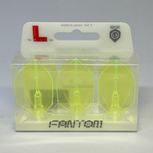 Load image into Gallery viewer, L-style L3 EZ Fantom Shape Neon Yellow Dart Flights
4573417063228

