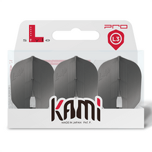 Load image into Gallery viewer, L-style L3 KAMI PRO Shape Champagne Gun Metalic Dart Flights
4573417054806

