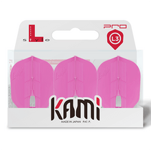 Load image into Gallery viewer, L-style L3 KAMI PRO Shape Champagne Pink Dart Flights
4573417054790
