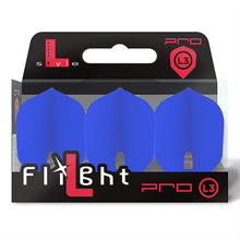 Load image into Gallery viewer, L-style dart flight L3 PRO Shape Champagne Flight  Blue
