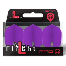 Load image into Gallery viewer, L-style dart flight L3 PRO Shape Champagne Flight  Deep purple
