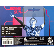 Load image into Gallery viewer, THE RISING SUN GEN10 95% 23G SP Steel Tip darts 2025 back side
