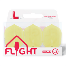 Load image into Gallery viewer, L-style L3 EZ Shape Champagne Clear Yellow Dart Flights
4573417050402

